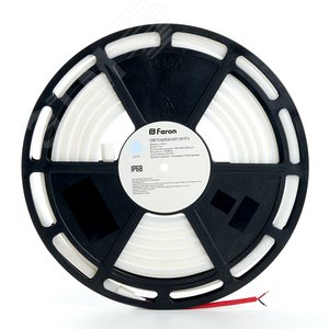 Лента светодиодная 14.4Вт/м 12В 6500К IP68 180LED/м LS651 неоновая - фото 2