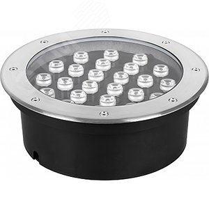 Изображение товара Светильник светодиодный тротуарный ДВУ-36w 6400К IP67 круг (шт)