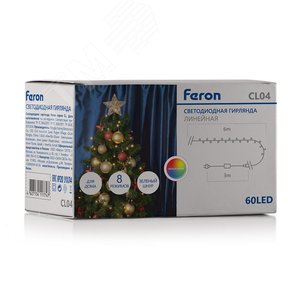 Гирлянда линейная LED мульти 6м CL04 FERON - 4