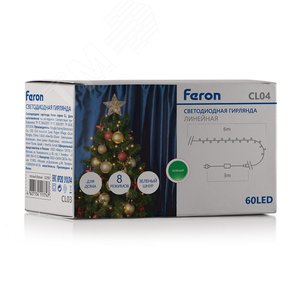 Гирлянда линейная LED зеленый 6 м с контроллером - фото 4