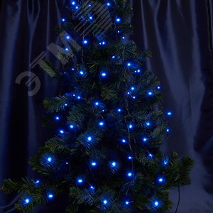 Гирлянда линейная LED синий 10 м с контроллером - фото 1