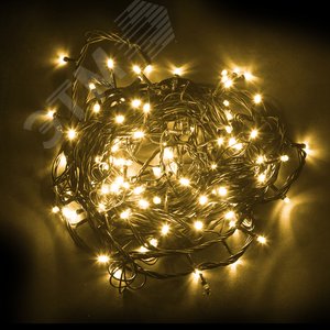Гирлянда линейная LED желтый 10 м с контроллером - фото 3
