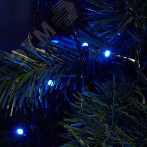 Гирлянда линейная LED синий 40 м IP44 - фото 2