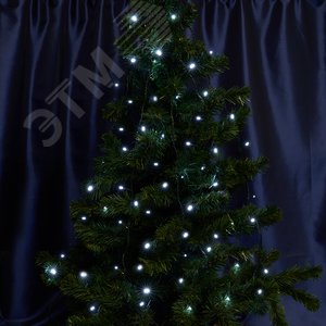 Гирлянда линейная LED 5000К с эффектом стробов 60 м IP44 - фото 1