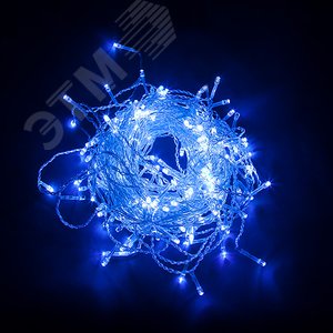 Гирлянда бахрома LED синий 4.5 м IP44 - фото 3