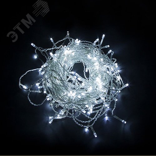 Гирлянда бахрома LED 5000К с эффектом стробов 4.5 м IP44 - фото 2