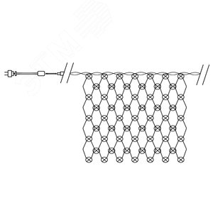 Гирлянда Сеть 240LED 2700К 2х2 м - фото 6