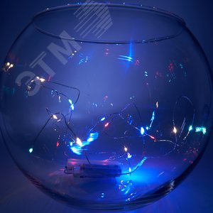 Гирлянда линейная LED мульти 2 м от батареек - фото 4