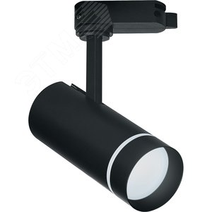 Светильник светодиодный трековый на шинопровод ДПО-12w 4000К 1080Лм черный - фото 1