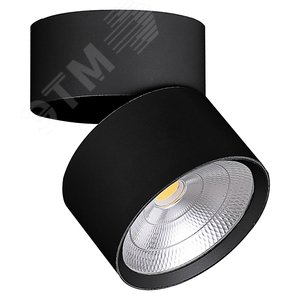 Изображение товара Светильник светодиодный ДПО-15w 4000К 1350Лм наклонный черный (шт)