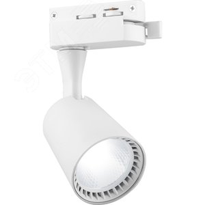 Изображение товара Светильник светодиодный трековый на шинопровод ДПО-12w 2700К 1080Лм белый (шт)