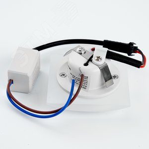 Светильник светодиодный ДВО-3w 4000К 210Лм квадратный белый - фото 3