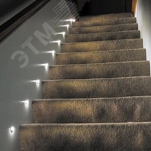 Светильник светодиодный ДВО-3w 4000К 210Лм квадратный белый - фото 4