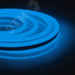 Изображение товара Лента светодиодная 12Вт/м 220В синий IP67 144LED/м LS721 неоновая (м)