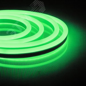Лента светодиодная LEDх144/м 1м 12w/m 220в IP67 зеленый неоновая
