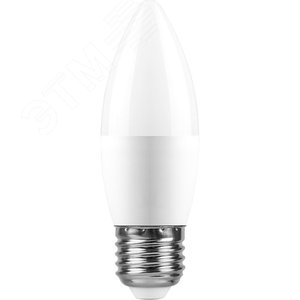 Лампа светодиодная LED 13вт E27 дневной матовая свеча - фото 2