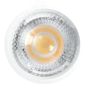 Лампа светодиодная LED 7вт 230в G5.3 теплый с линзой 38 град .PRO - фото 3