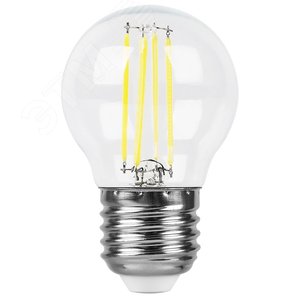 Лампа светодиодная LED 11вт Е27 дневной шар FILAMENT - фото 2