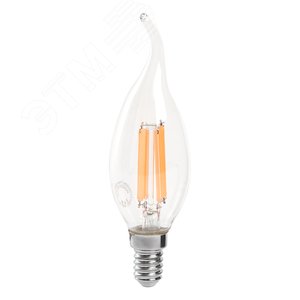 Лампа светодиодная LED 15вт Е14 теплый свеча на ветру FILAMENT LB-718 38261 FERON - 4