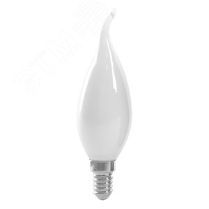 Лампа светодиодная LED 15вт Е14 белый матовая свеча на ветру FILAMENT - фото 3