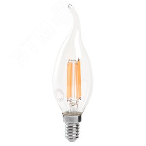 Лампа светодиодная LED 15вт Е14 дневной свеча на ветру FILAMENT LB-718 38264 FERON - 4