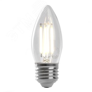 Лампа светодиодная LED 7вт Е27 дневной свеча FILAMENT - фото 2