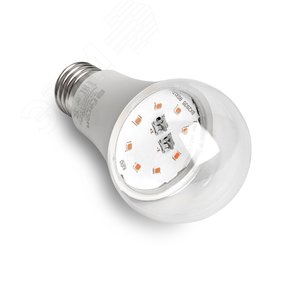 Лампа светодиодная LED 10вт Е27 для растений и рассады - фото 3