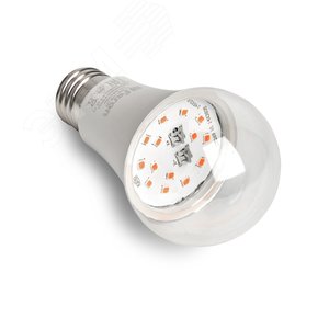 Лампа светодиодная LED 15вт Е27 для растений и рассады - фото 3