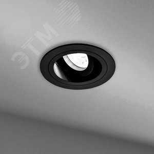 Светильник ИВО-50w G5.3 поворотный черный - фото 2
