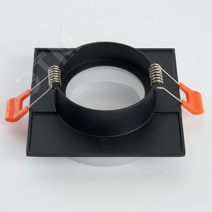Светильник ИВО-50w G5.3 квадратный черный - фото 3