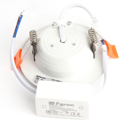 Светильник светодиодный ДВО-5w 4500К,400Лм,бел - фото 2