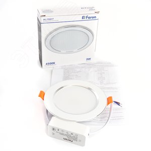 Светильник светодиодный ДВО-9w 4500К 720Лм белый - фото 5