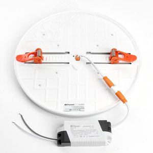 Светильник светодиодный ДВО-26w 4000К 2600Лм slim белый с регулируемым монтажным диаметром (до 170мм) - фото 3