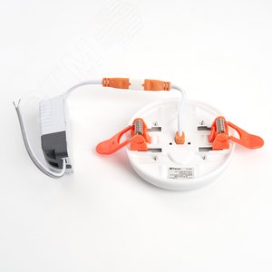Светильник светодиодный ДВО-6w 6400К 600Лм slim белый с регулируемым монтажным диаметром (до 70мм) - фото 3