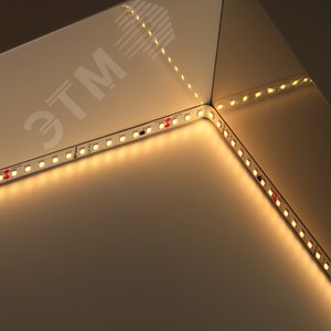 Лента светодиодная 9.6Вт/м 24В 3000К IP20 120LED/м LS520 стабилизированная - фото 4