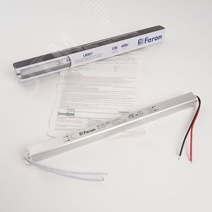Драйвер светодиодный LED 48w 12v ультратонкий LB001 FERON - 5