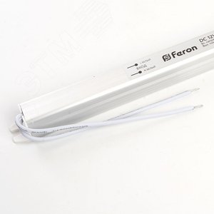 Драйвер светодиодный LED 60w 12v ультратонкий LB001 FERON - 3