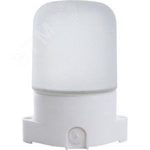 Светильник НББ-01-60-001 E27 термостойкий для бани и сауны прямое основание белый IP65