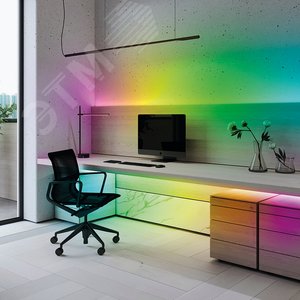 Лента светодиодная 14.4Вт/м 12В RGB IP20 60LED/м LS606 - фото 4