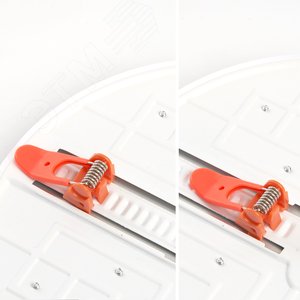 Светильник светодиодный ДВО-34w 4000К 3400Лм slim белый с регулируемым монтажным диаметром (до 210мм) - фото 4