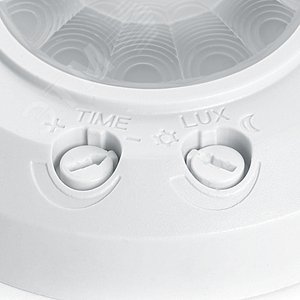 Датчик движения ИК потолочный 400w 360 градусов 8м IP20 белый - фото 4