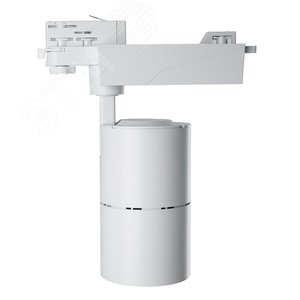 Светильник светодиодный трековый на шинопровод ДПО-40w 4000К 3600Лм трехфазный белый - фото 2