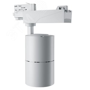 Светильник светодиодный трековый на шинопровод ДПО-40w 4000К 3600Лм трехфазный белый - фото 3