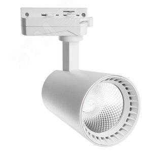 Светильник светодиодный трековый на шинопровод ДПО-20w 4000К 1800Лм белый - фото 3