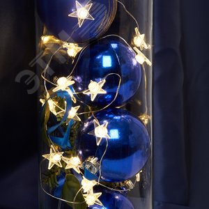 Гирлянда линейная Звездочки LED 2700К 4.5 м USB - фото 1