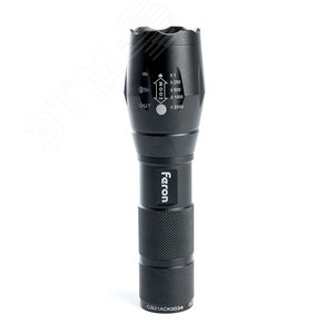 Фонарь светодиодный аккумуляторный USB ZOOM алюминий - фото 5