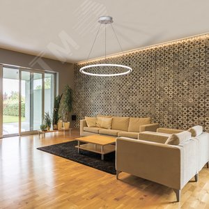 Светильник светодиодный ДПО-60w 4000К 4200Лм на подвесе белый - фото 2