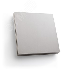 Кнопка-выключатель беспроводной 230V 500W одноклавишный, серебро