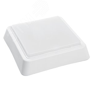 Светильник светодиодный ДБО-10w 6500К 800 Лм квадратный белый - фото 1