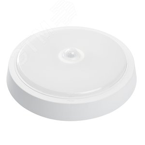 Изображение товара Светильник светодиодный ДБО-25w с датчиком 4000К 2000Лм круглый белый (шт)